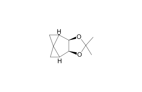 Acetonide of cis-tricyclo[4.1.0.0(1,3)]heptane4,5-diol