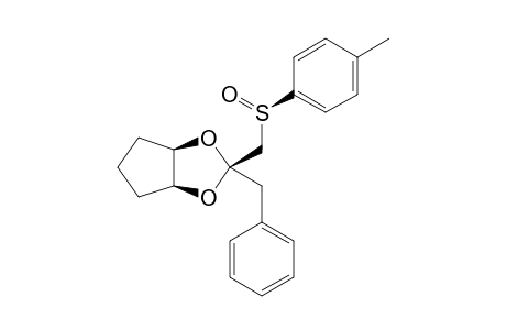 (Rs)-3-exo-Benzyl-3-endo-(p-tolylsulfinyl)methyl-2,4-dioxa-cis-bicyclo[3.3.0]octane