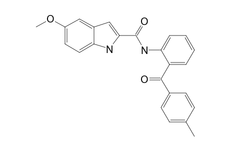 5-METHOXY-N-[2-(4-METHYLBENZOYL)-PHENYL]-1H-INDOLE-2-CARBOXAMIDE