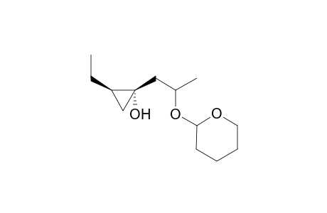 (1S,2R)-2-Ethyl-1-[2-(tetrahydropyran-2-yloxy)propyl]cyclopropanol isomer