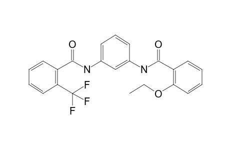 2-Ethoxy-N-{3-[2-(trifluoromethyl)benzamido]phenyl}benzamide