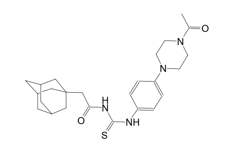 N-[4-(4-acetyl-1-piperazinyl)phenyl]-N'-(1-adamantylacetyl)thiourea