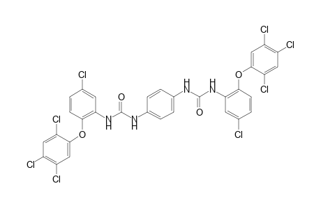 1,1'-p-phenylenebis{3-[5-chloro-2-(2,4,5-trichlorophenoxy)phenyl]urea}