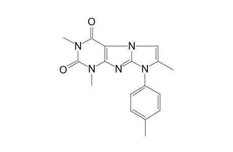 1,3,7-Trimethyl-8-(4-methylphenyl)-1H-imidazo[2,1-f]purine-2,4(3H,8H)-dione