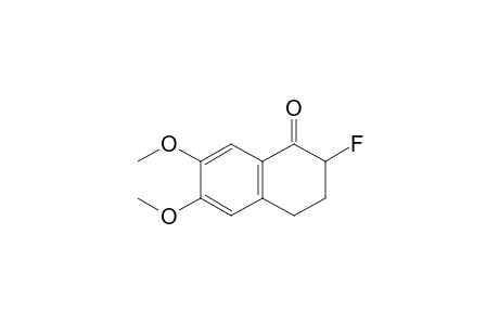 2-Fluoranyl-6,7-dimethoxy-3,4-dihydro-2H-naphthalen-1-one
