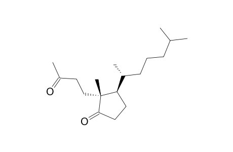 2-(3-OXO-BUT-1-YL)-3-(2-METHYL-HEPT-6-YL)-2-METHYL-CYClOPENTANONE;(VITAMIN-D-DERIVATIVE)