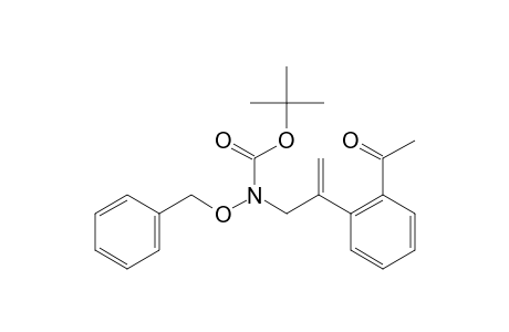 tert-Butyl benzyloxy(2-(2-acetylphenyl)-2-propenyl)carbamate