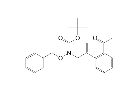 tert-Butyl benzyloxy(2-(2-acetylphenyl)-2-propenyl)carbamate