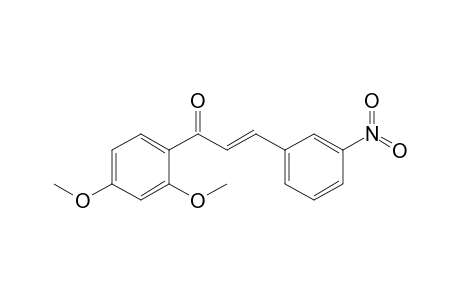 3-[3''-Nitrophenyl]-1-(2",4"-dimethoxyphenyl)-2-propen-1-one