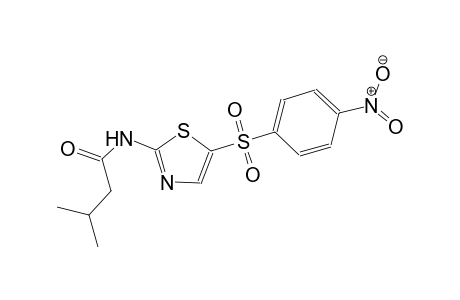 3-methyl-N-{5-[(4-nitrophenyl)sulfonyl]-1,3-thiazol-2-yl}butanamide