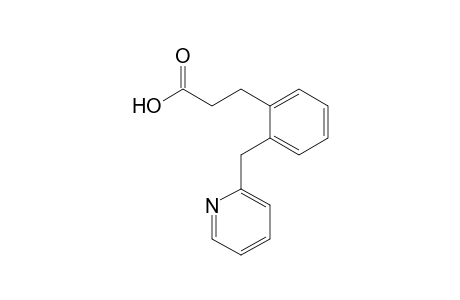 3-(2-(pyridin-2-ylmethyl)phenyl)propanoic acid