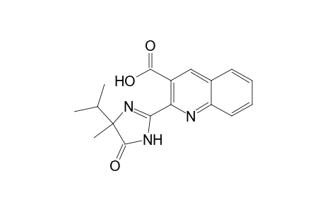 2-(4-Isopropyl-4-methyl-5(4H)-oxo-imidazolyl-2)-quinoline-3-carboxylic acid