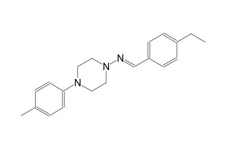 1-piperazinamine, N-[(E)-(4-ethylphenyl)methylidene]-4-(4-methylphenyl)-