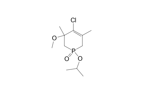 4-Chloro-3,5-dimethyl-3-methoxy-1-(2-propoxy)-1,2,3,6-tetrahydrophosphinine 1-Oxide