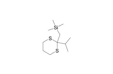 2-Isopropyl-2-(trimethylsilylmethyl)-1,3-dithiane