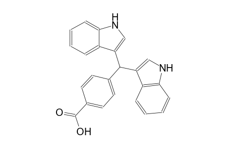 4-[di(1H-indol-3-yl)methyl]benzoic acid