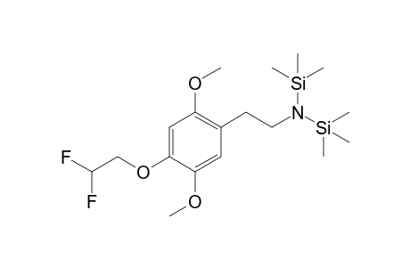 2,5-Dimethoxy-4-(2,2-difluoroethoxy)phenethylamine 2TMS