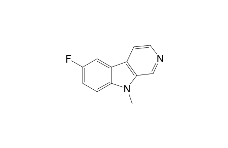 6-fluoro-9-methyl-.beta.-carboline