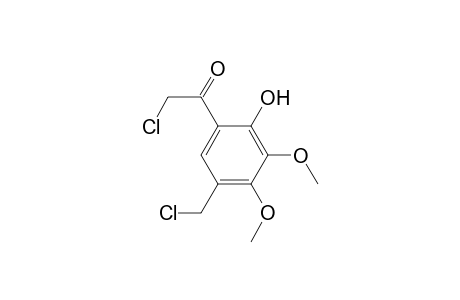 2-Chloranyl-1-[5-(chloromethyl)-3,4-dimethoxy-2-oxidanyl-phenyl]ethanone