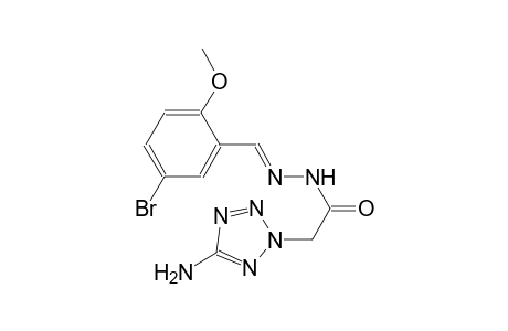 2-(5-amino-2H-tetraazol-2-yl)-N'-[(E)-(5-bromo-2-methoxyphenyl)methylidene]acetohydrazide