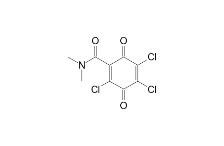 2,3,5-Trichloro-6-(N,N-dimethyllamido)benzene-1,4-dione