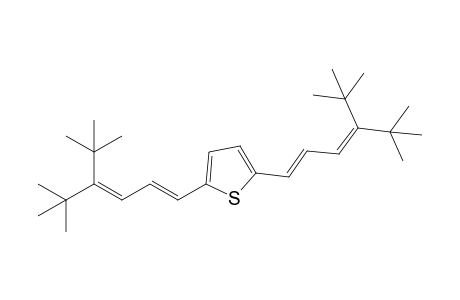 2,5-Bis(4-tert-butyl-5,5-dimethylhexa-1,3-dienyl)thiophene