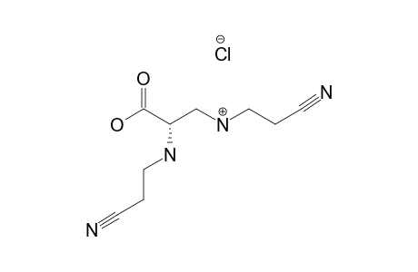 N,N-BIS-(CYANOETHYL)-L-ALPHA,BETA-DIAMINOPROPIONIC-ACID-HYDROCHLORIDE