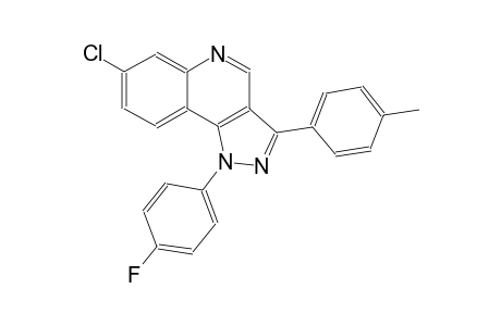 7-chloro-1-(4-fluorophenyl)-3-(4-methylphenyl)-1H-pyrazolo[4,3-c]quinoline