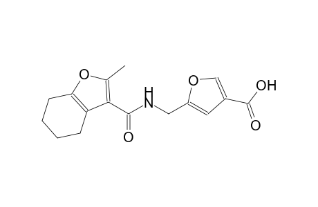 3-furancarboxylic acid, 5-[[[(4,5,6,7-tetrahydro-2-methyl-3-benzofuranyl)carbonyl]amino]methyl]-