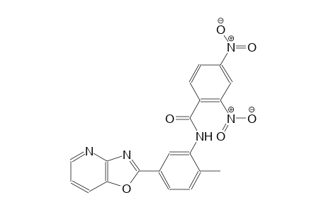 benzamide, N-(2-methyl-5-oxazolo[4,5-b]pyridin-2-ylphenyl)-2,4-dinitro-