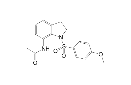 N-[1-(4-Methoxy-benzenesulfonyl)-2,3-dihydro-1H-indol-7-yl]acetamide