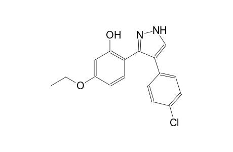 phenol, 2-[4-(4-chlorophenyl)-1H-pyrazol-3-yl]-5-ethoxy-