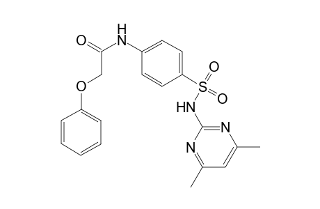 N-(4-{[(4,6-dimethyl-2-pyrimidinyl)amino]sulfonyl}phenyl)-2-phenoxyacetamide