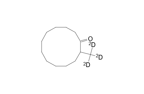 2-(methyl-D3)-cyclododecanone
