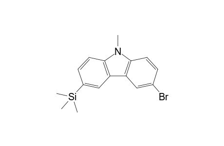 3-Bromo-6-(trimethylsilyl)-N-methylcarbazol