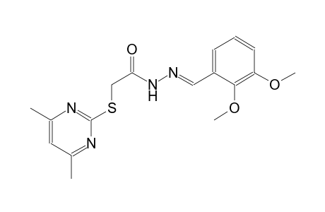 acetic acid, [(4,6-dimethyl-2-pyrimidinyl)thio]-, 2-[(E)-(2,3-dimethoxyphenyl)methylidene]hydrazide
