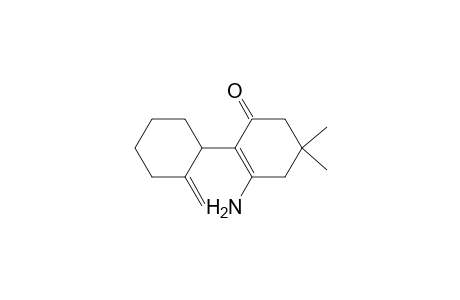 2-Cyclohexen-1-one, 3-amino-5,5-dimethyl-2-(2-methylenecyclohexyl)-