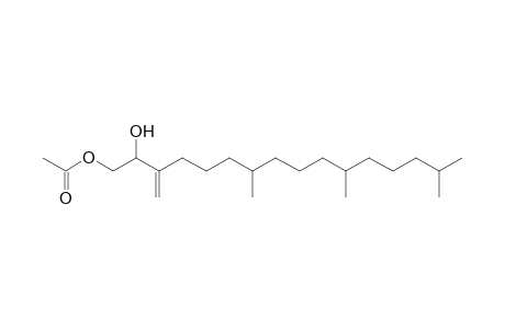 2-Hydroxy-3-methylidene-7,11,15-trimethylhexadecanyl acetate