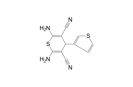 2,6-diamino-4-(3-thienyl)-4H-thiopyran-3,5-dicarbonitrile