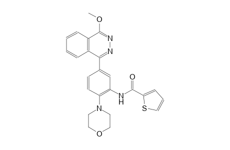 N-[5-(4-methoxy-1-phthalazinyl)-2-(4-morpholinyl)phenyl]-2-thiophenecarboxamide