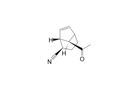 (1S*,2R*,4S*,8R*)-2-Cyano-8-acetylbicyclo[3.2.1]oct-6-ene