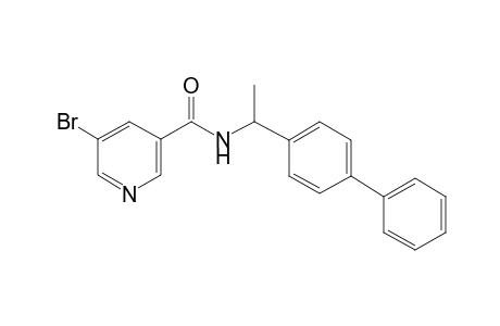 N-(1-Biphenyl-4-yl-ethyl)-5-bromo-nicotinamide