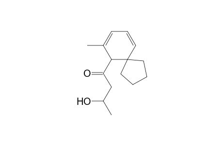 3-Hydroxy-1-(7-methylspiro[4.5]dec-7,9-dien-6-yl)butan-1-one