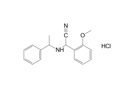 (+)-(o-methoxyphenyl)[(alpha-methylbenzyl)amino]acetonitrile, hydrochloride