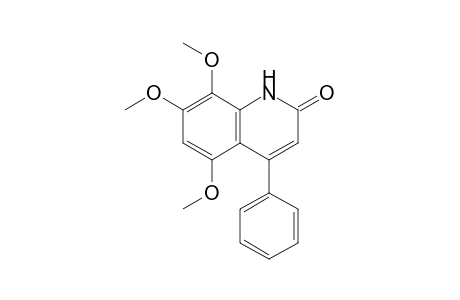 5,7,8-Trimethoxy-4-phenyl-2(1H)-quinolinone