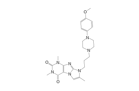 1H-imidazo[2,1-f]purine-2,4(3H,8H)-dione, 8-[3-[4-(4-methoxyphenyl)-1-piperazinyl]propyl]-1,3,7-trimethyl-