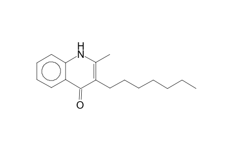 3-Heptyl-2-methyl-1H-quinolin-4-one
