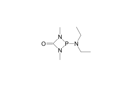 2-(diethylamino)-1,3-dimethyl-1,3,2-diazaphosphetidin-4-one