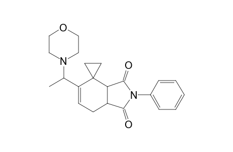 5-[1'-(Morpholin-4"-yl)ethyl]-2-phenylspiro[cyclopropane-1',4-(3a,4,7,7a-tetrahydroisoindole)]-1,3-dione
