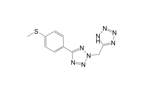 5-({5-[4-(methylsulfanyl)phenyl]-2H-tetraazol-2-yl}methyl)-1H-tetraazole